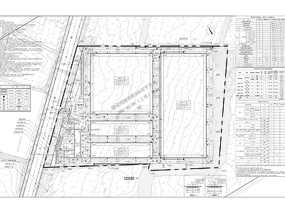 工业园区制造产业园建筑 施工图 工业建筑