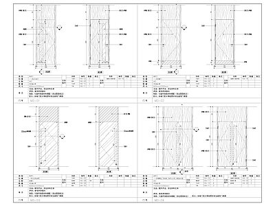 木门 地弹 隔音 铝板节点 施工图 通用节点 门节点