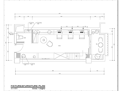 LOFT办公样板间室内 施工图