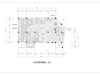 800㎡洗浴 桑拿 休闲会所室内 施工图