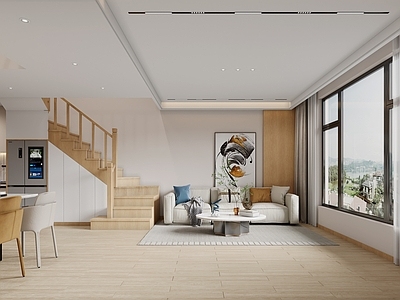 现代loft客厅