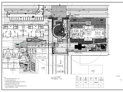 新中式示范区景观水电 施工图 园林景观给排水