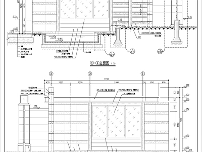 学校保安亭详图 施工图