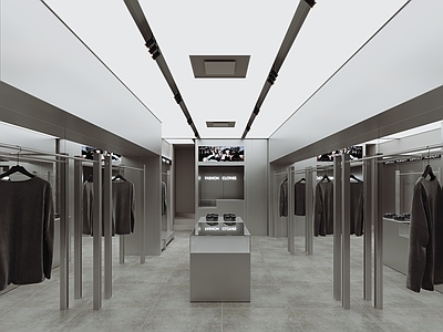 现代服装鞋店 潮牌服装店