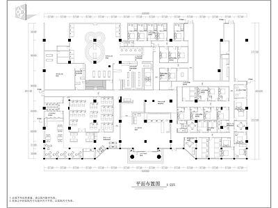 2300㎡汤泉水疗洗浴中心室内 施工图