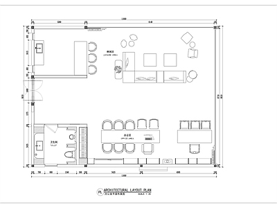 办公室室内 施工图