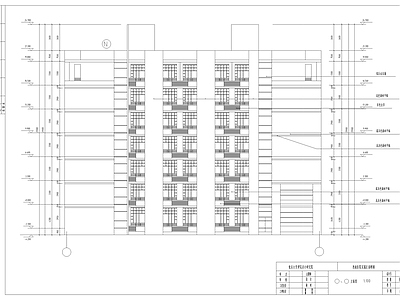 西南医院家属区招聘楼建筑 施工图