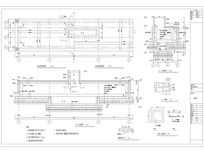 蓄水池大样 施工图 市政给排水 给排水图