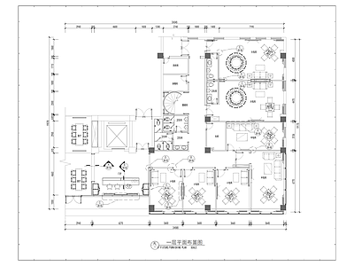 茶楼 茶馆 麻将房 气派休闲会所 施工图