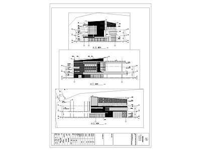 深圳华侨城欢乐海岸商业街区单体建筑 施工图