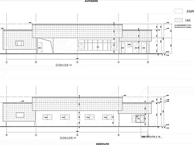 服务区公共厕所建筑  施工图