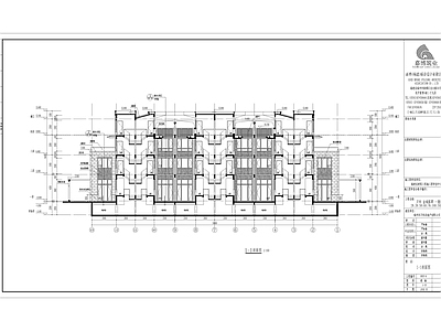 四层石材外墙住宅多套建筑 施工图