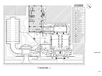 新中式示范区给排水电气系统 施工图 园林景观给排水