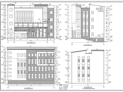 学校食堂建筑 施工图