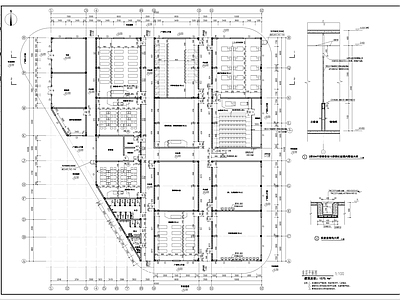 卫生职业学校实训楼建筑 施工图