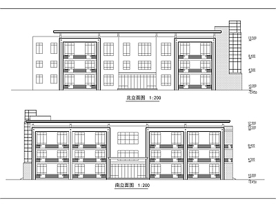 艺术楼建筑详图 施工图