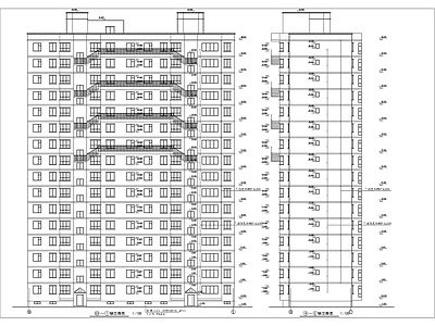 高层住宅楼建筑 施工图