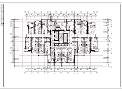 高层住宅楼建筑 施工图