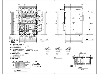 变电所建筑 施工图 工业建筑