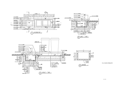 小区单元入口垃圾收集点 施工图