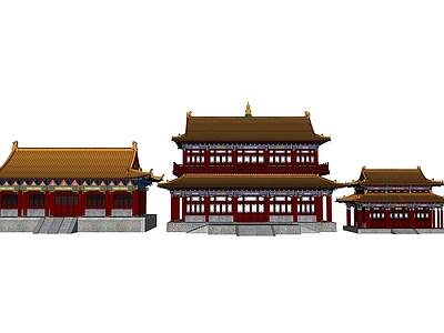 中式寺庙建筑