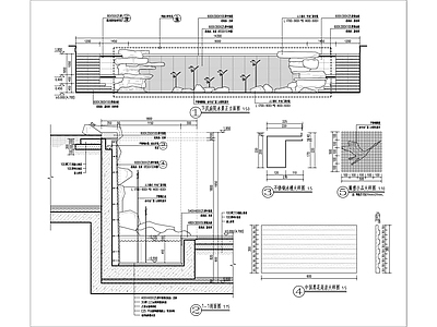 下沉式庭院 施工图
