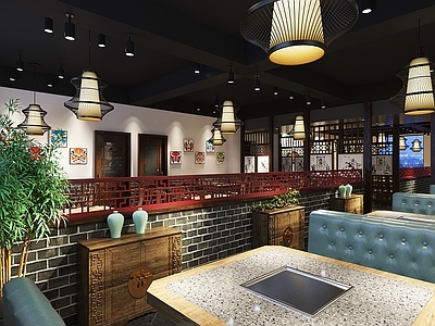 新中式火锅店