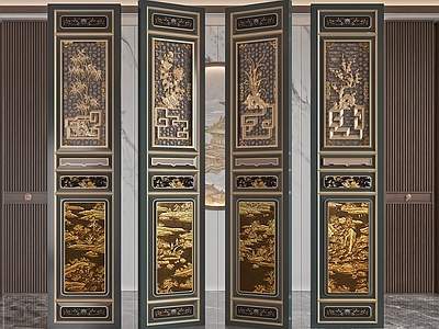 中式屏风