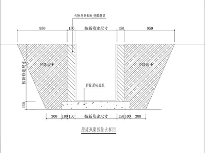 各类灌溉渠道节点 施工图