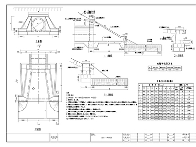 出水口节点 施工图