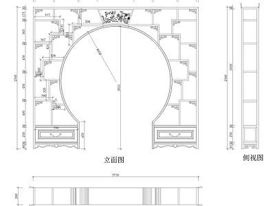 中式家具雕花图库