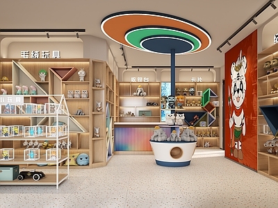 现代玩具礼品店 卡通商店