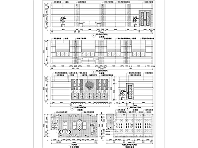 室内乒乓球房室内 施工图