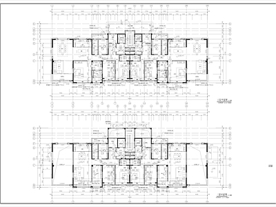 17层高层住宅楼建筑 施工图