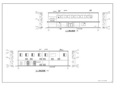 两江大道加油站项目建筑 施工图 工业建筑