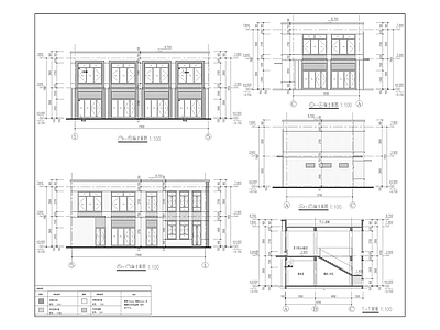 悦来C D地块五个公交站场项目建筑 施工图