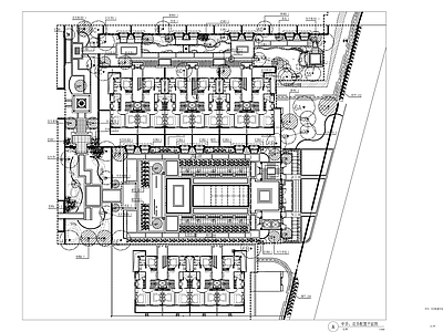 新中式示范区植物配置 施工图