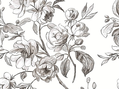 法式小小花砖