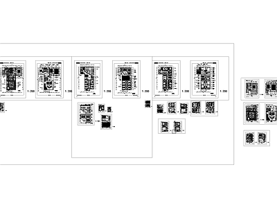 水疗足浴洗浴中心室内工装 施工图