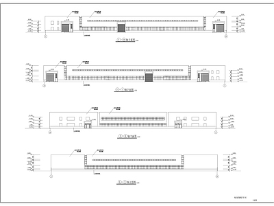 电池装配车间建筑 施工图 工业建筑 产业园建筑