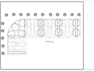 室外停车场 施工图 户外