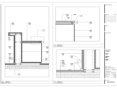 咖啡吧台节点 施工图 家具节点详图