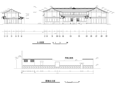 中式临海桃渚郎家里四合院民居古建筑 施工图