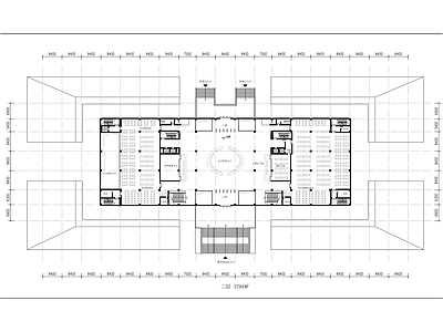 图书馆建筑平面图