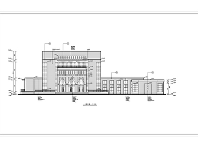 影剧院建筑 施工图 公共建筑