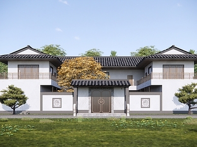 新中式四合院