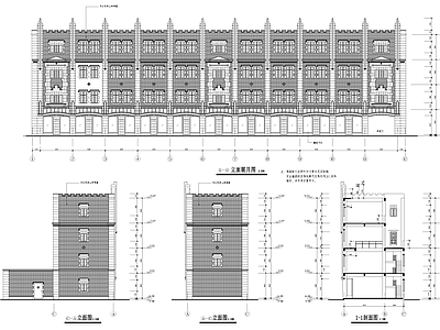 欧式屈臣氏药房古建筑 施工图