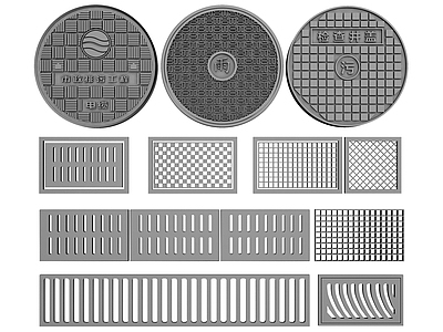 井盖 雨水篦子 排水井盖 盖板 市政井盖 下水道 马路井盖 雨水井盖