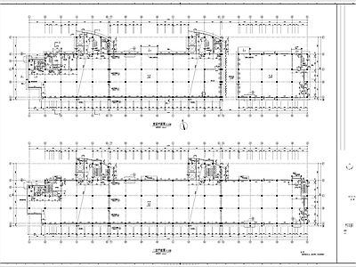 高层工厂建筑 施工图 工业建筑