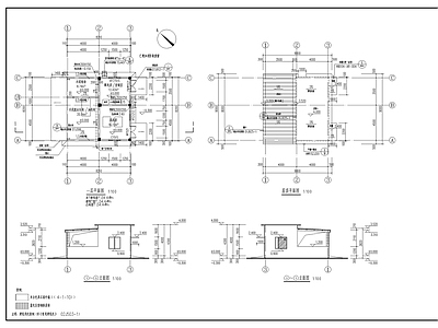 某药厂配电房 风机房 脱水间 污泥堆场建筑 施工图 工业建筑